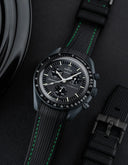 Mission To Mercury (Pulseira de Borracha) - Pontos Premium Preto e Verde