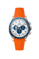 Speedmaster Anniversary Series 42mm (Pulseira de Borracha) - Laranja