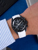 Mission To Mercury (Pulseira de Borracha) - Branco Premium