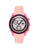 Mission To The Pink Moonphase (Pulseira de Borracha) - Rosa Premium