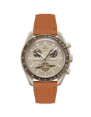 Mission To Saturn (Pulseira de Couro) - Epsom Marrom