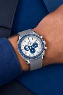 Speedmaster Anniversary Series 42mm (Pulseira de Borracha) - Cinza