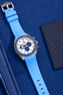 Speedmaster Anniversary Series 42mm (Pulseira de Borracha) - Azul Capri