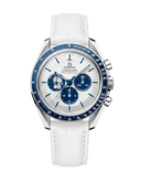 Speedmaster Anniversary Series 42mm (Pulseira Pele de Crocodilo) - Branco