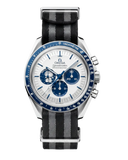 Speedmaster Anniversary Series 42mm (Pulseira Nato) - Poliamida, 5 riscas preto e cinzento