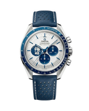 Speedmaster Anniversary Series 42mm (Pulseira em Pele) - Azul