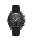 Mission To Mercury (Pulseira de Couro) - Epsom Preto