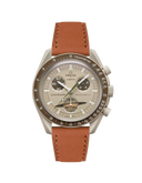 Mission To Saturn (Pulseira de Couro) - Couro Marrom