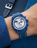 Mission To Earthphase - Moonshine Gold (Pulseira de Borracha) - Pontos Azuis e Brancos Premium