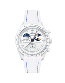 Mission To Earthphase - Moonshine Gold Snow (Pulseira de Borracha) - Pontos Brancos e Azuis Premium