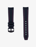 Mission To The Pink Moonphase (Pulseira de Borracha) - Pontos Pontos Preto e Rosa Premium