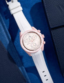 Premium Curved Rubber Strap - White