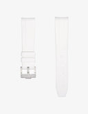 Curved Rubber Strap - White