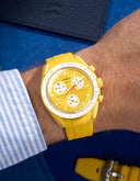 Curved Rubber Strap - Yellow