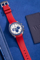Speedmaster Anniversary Series 42mm (Pulseira de Borracha) - Vermelho