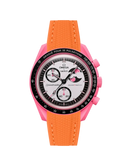 Mission To The Pink Moonphase (Pulseira de Borracha) -  Laranja Premium
