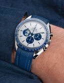Speedmaster Anniversary Series 42mm (Pulseira de Borracha) - Vertech  Pontos Azul e Branco