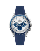 Speedmaster Anniversary Series 42mm (Pulseira de Borracha) - Azul Marinho