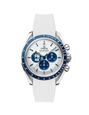 Speedmaster Anniversary Series 42mm (Pulseira de Borracha) - Branco