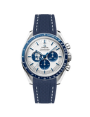 Speedmaster Anniversary Series 42mm (Pulseira de Borracha) - Vertech  Pontos Azul e Branco