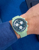 Mission to Earth (Pulseira de Borracha) - Hortelã Premium