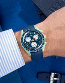 Mission to Earth (Pulseira de Borracha) - Azul Premium