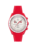 Mission to Mars (Pulseira de Borracha) - Pontos Premium Vermelho e Branco