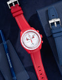 Mission to Mars (Pulseira de Borracha) - Pontos Premium Vermelho e Branco