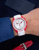 Mission to Mars (Pulseira de Borracha) - Pontos Premium Brancos e Vermelhos
