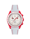 Mission to Mars (Pulseira de Borracha) - Pontos Premium Brancos e Vermelhos