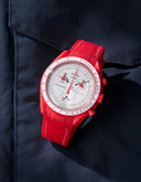 Mission to Mars (Pulseira de Borracha) - Pontos Premium Vermelho e Branco