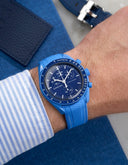 Mission To Neptune (Pulseira de Borracha) - Azul Netuno Premium