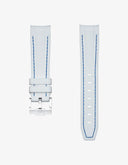 Mission To Neptune (Pulseira de Borracha) - Pontos Premium Branco e Azul