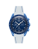 Mission To Neptune (Pulseira de Borracha) - Pontos Premium Branco e Azul