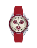 Mission To Pluto (Pulseira de Borracha) - Borgonha