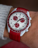Mission To Pluto (Pulseira de Borracha) - Borgonha