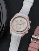Mission To Venus (Pulseira de Borracha) -Pontos Premium Brancos e Rosa